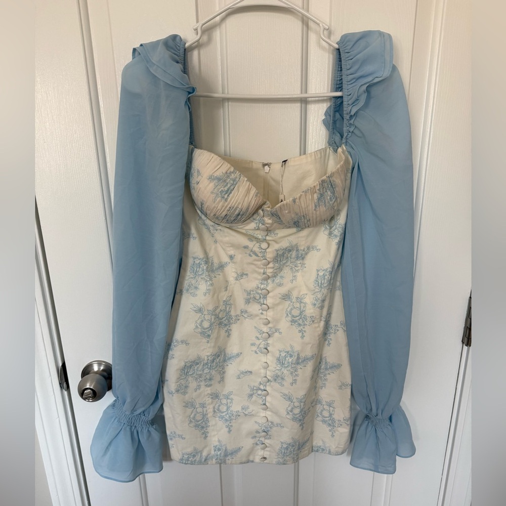 Bo&Tee x Oh Polly Balloon Sleeve Dress